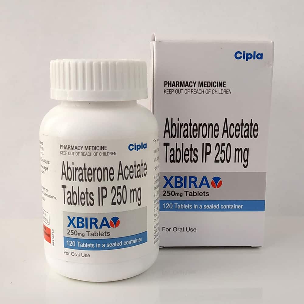 Xbira, Иксбира (Абиратерон) 250mg, 120 таблеток - для лечения рака предстательной железы